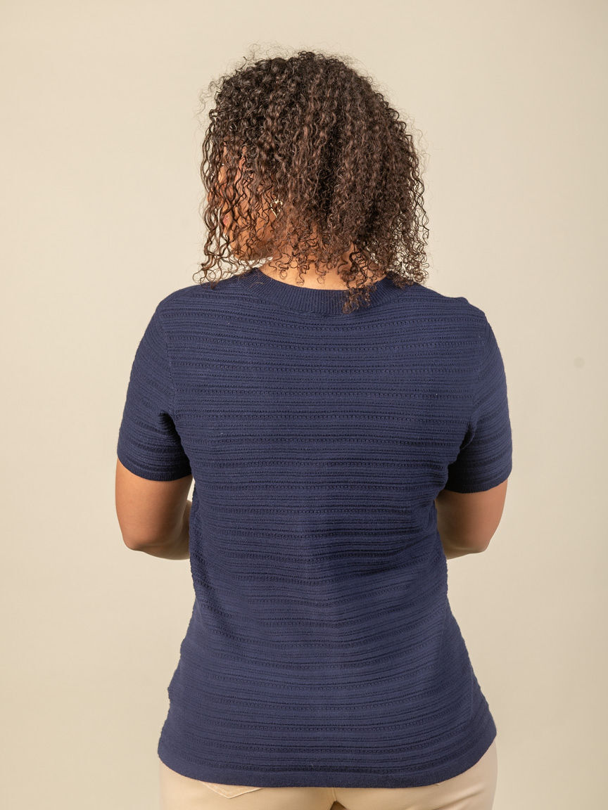 Short Sleeve Button Up Cardigan  Image 2