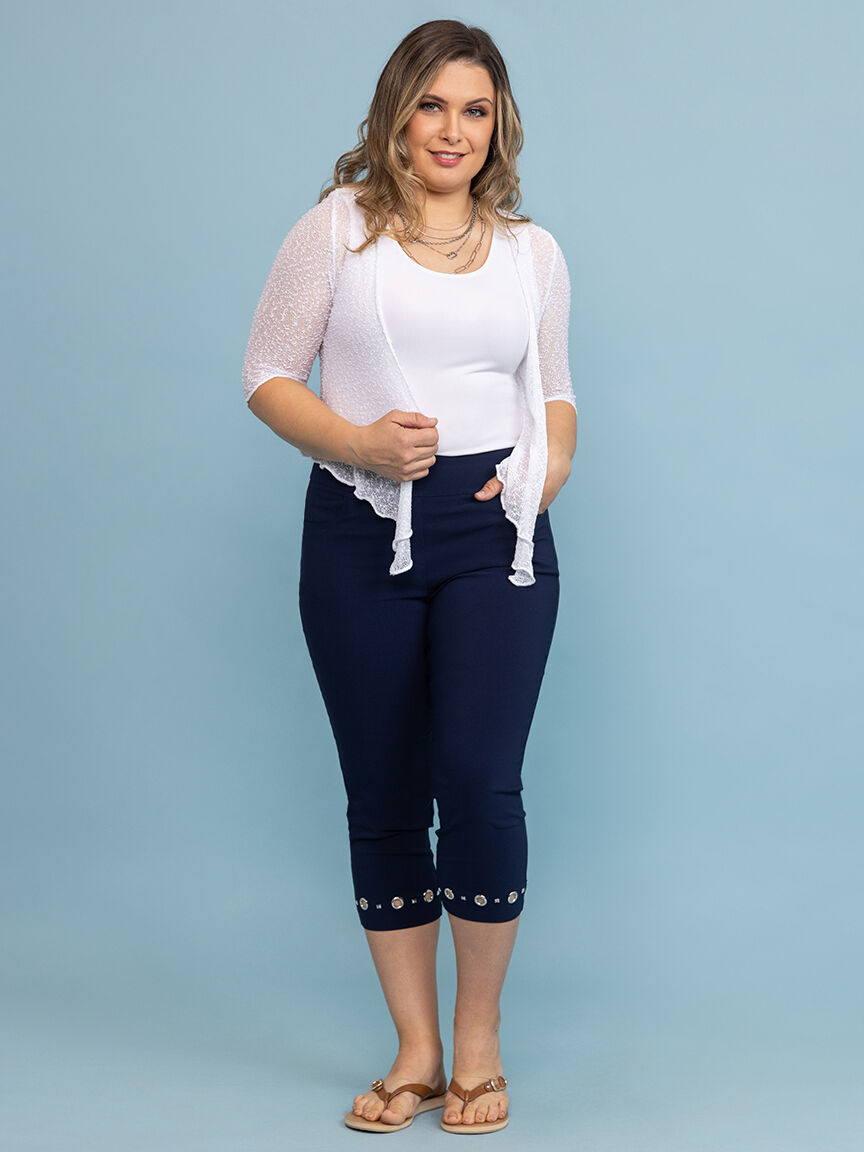 Gromet Accent Pull-On Carpi  Image 1