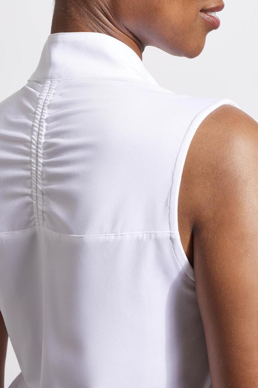 Golf Sleeveless Mock Neck w/ Quarter Zip Image 2