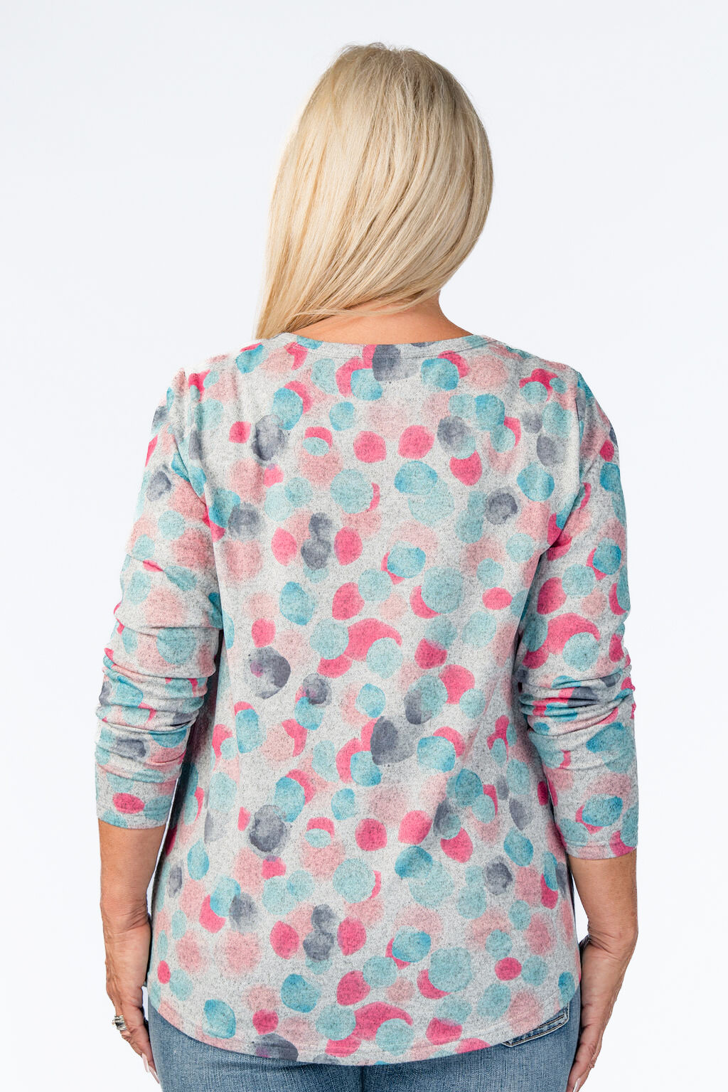 Pink Polkadot Top Image 2