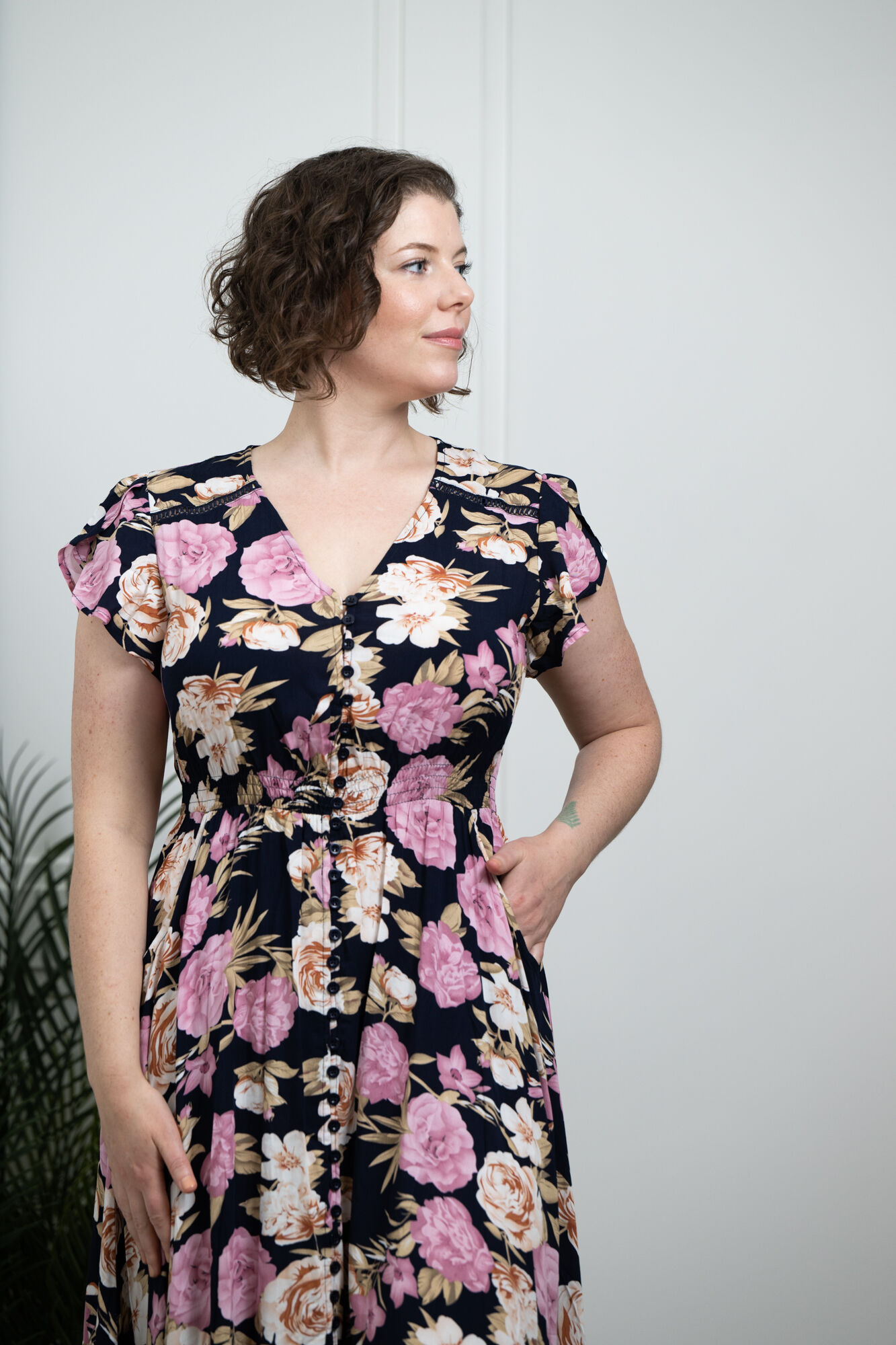 Floral Ruffle Maxi Dress Image 2