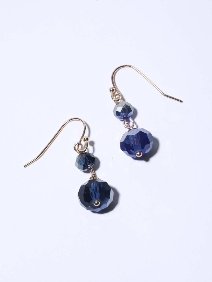 Necklace and Earring Set Long Small Beads and Stones   Image 2