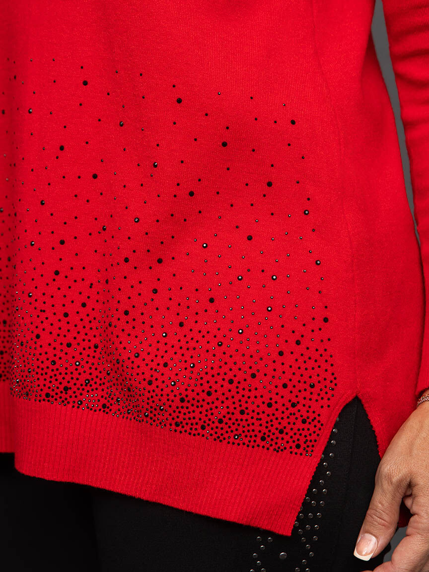 Long Sleeve Top with Matching Scarf Image 6