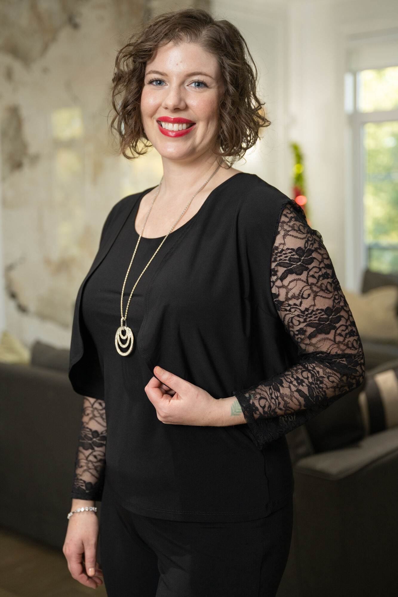 Lace Bolero Cardigan Image 1