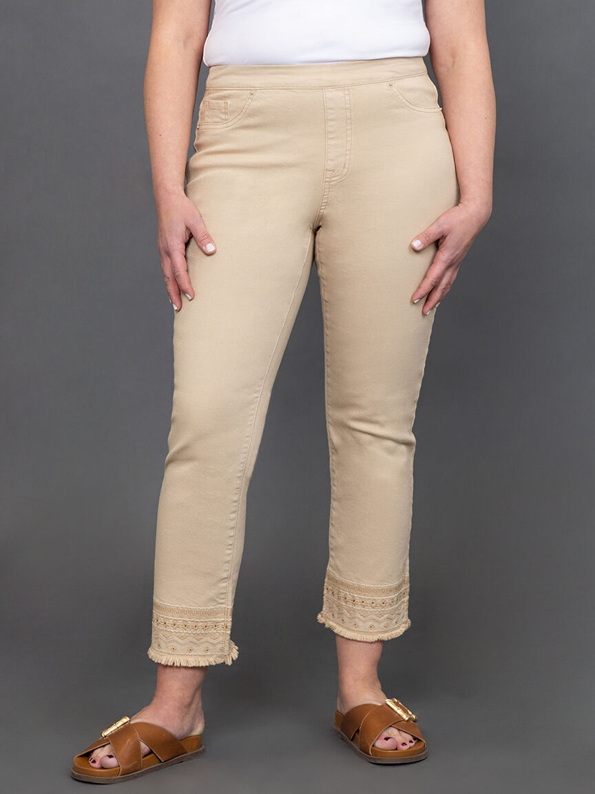 Audrey Pull On Straight Jeans Image 2