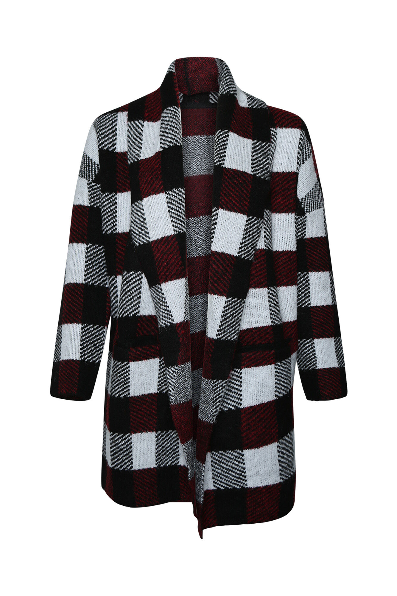 Plaid Cardigan Image 1
