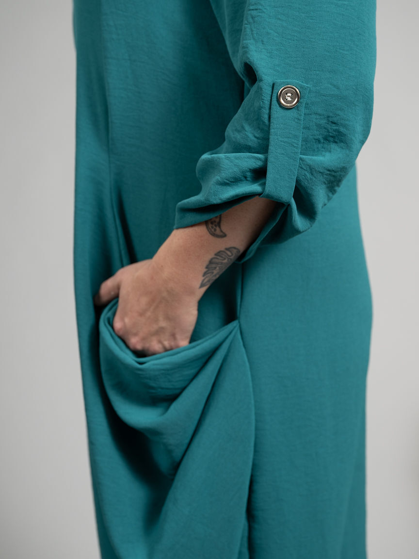 Knee Dress with Medallion