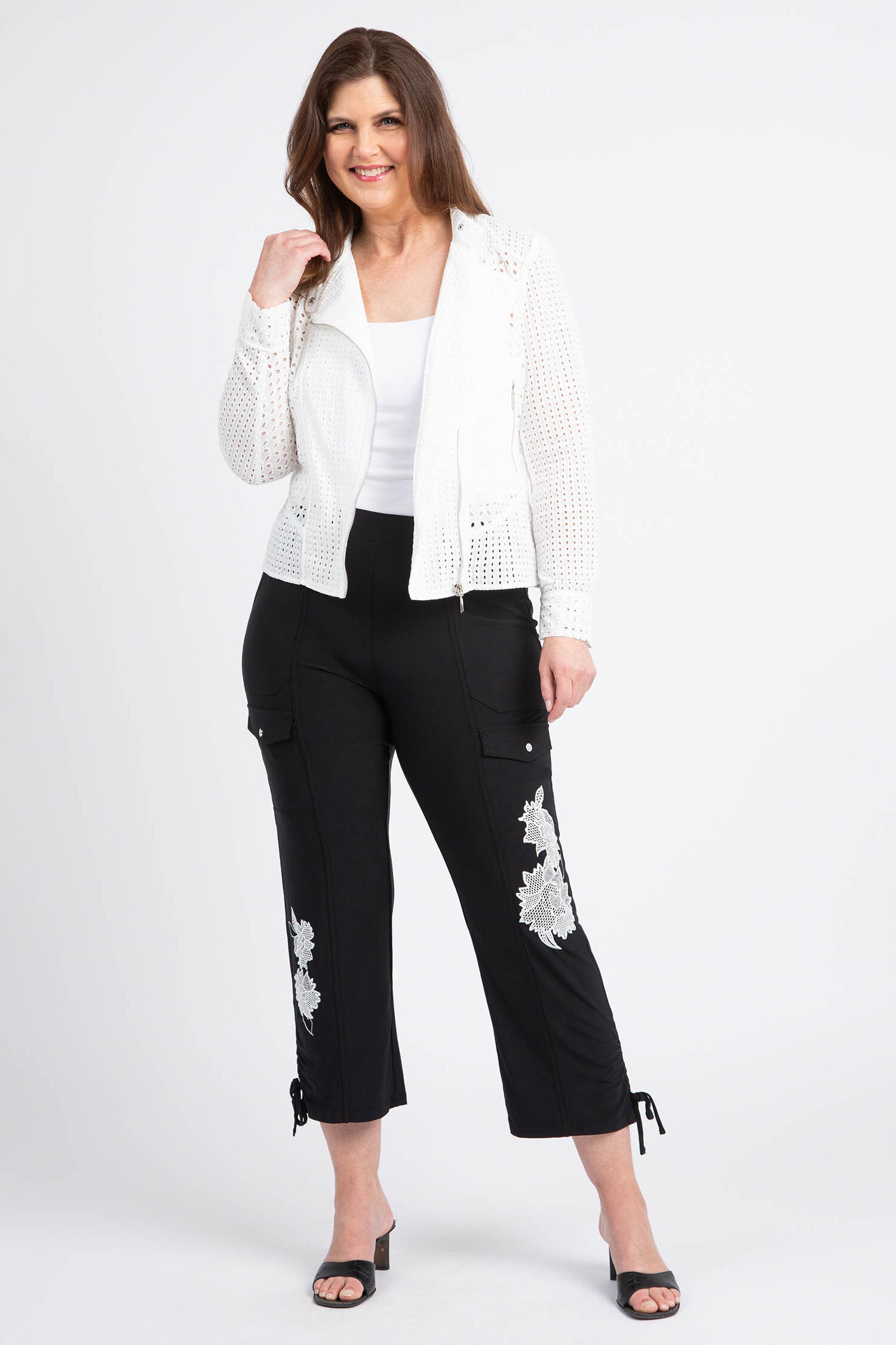 Eyelet Moto Jacket Image 2