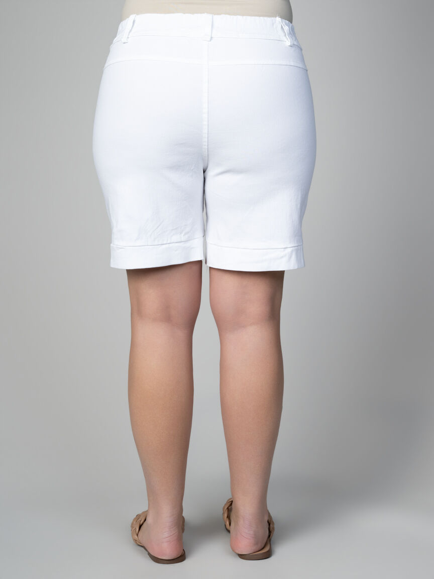 Pull-On Shorts With Belt Loops