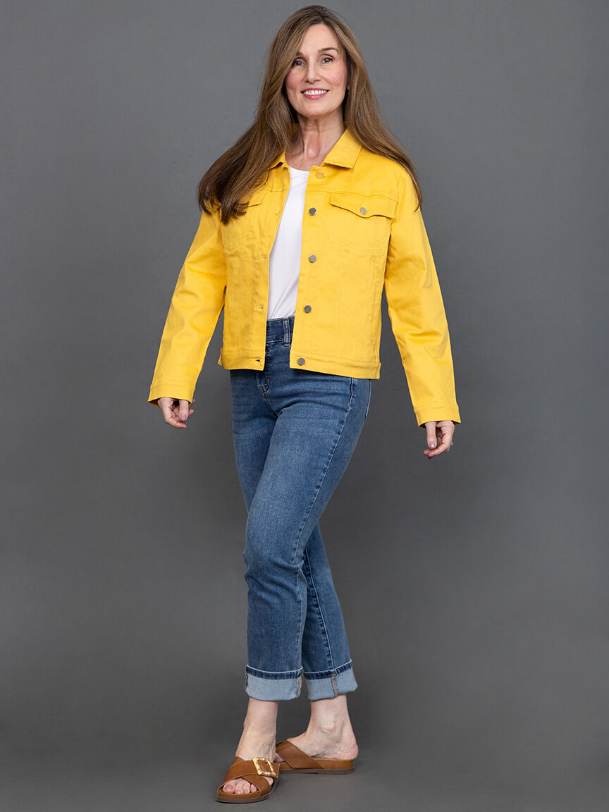 Stretch Denim Jacket  Image 1