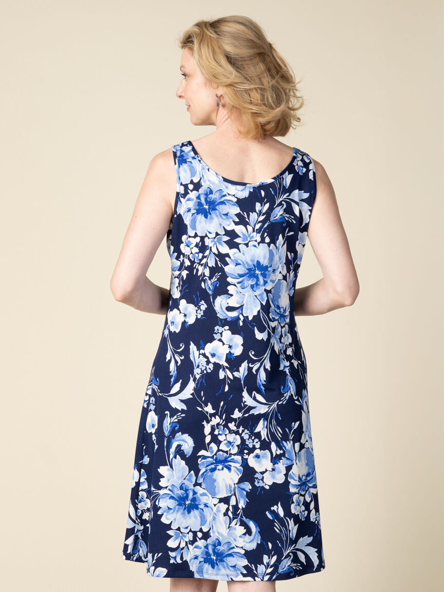 Sleeveless knee length dress Image 2