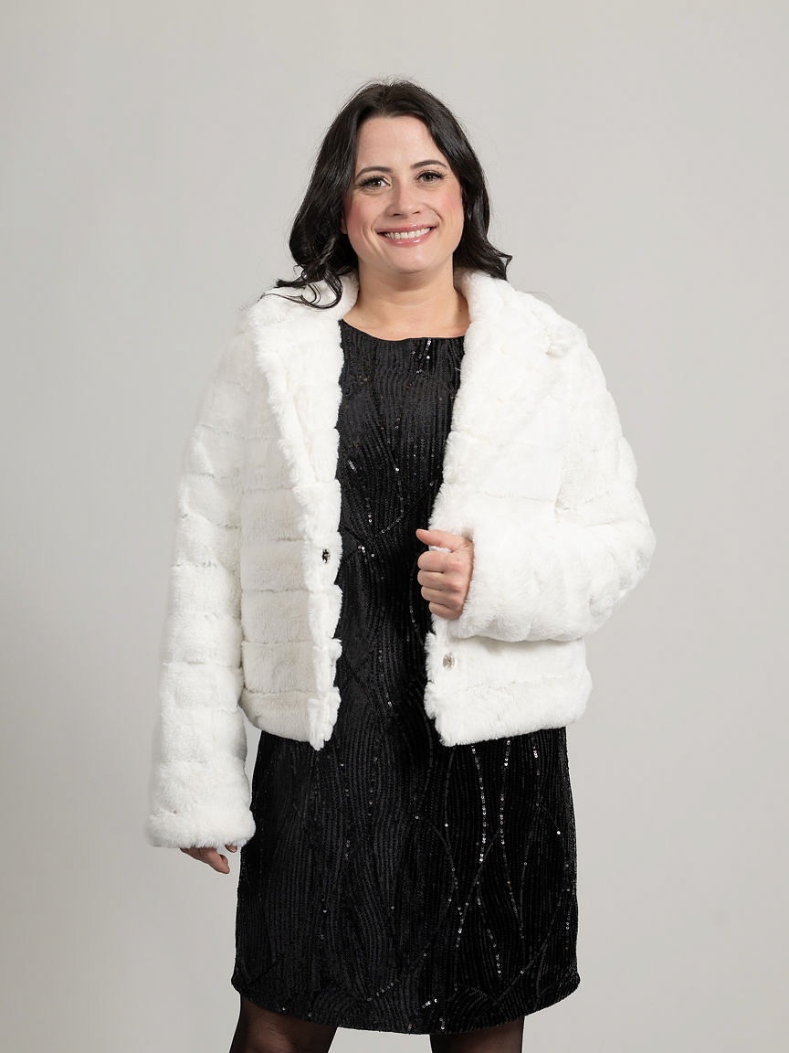 Hip Length Fur Coat Image 1