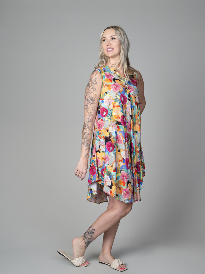 Sleeveless Midi Dress