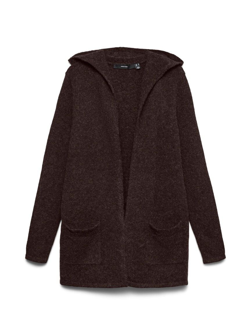 Hooded Open Front Cardigan