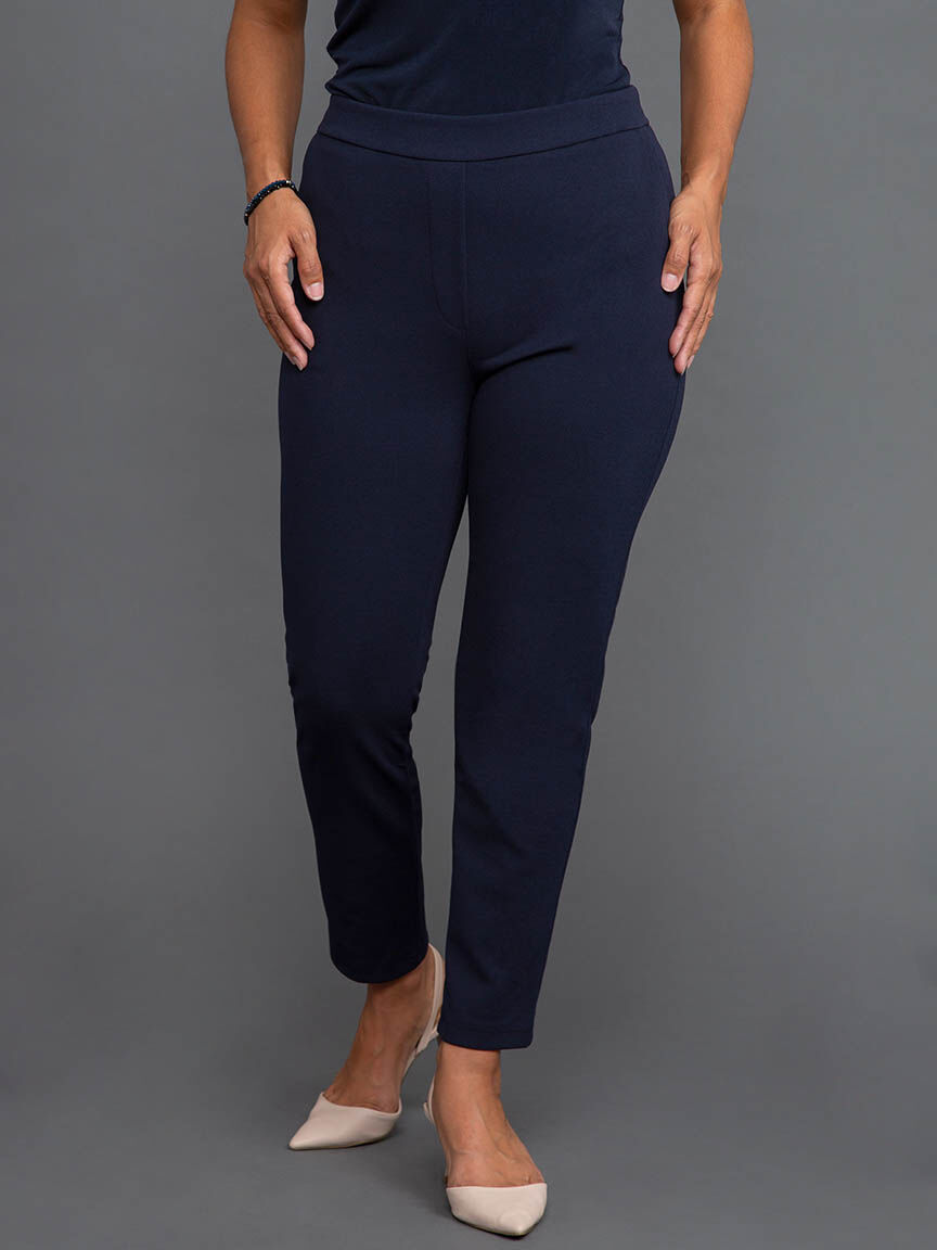 Pull-On Slim Leg Trouser Image 2