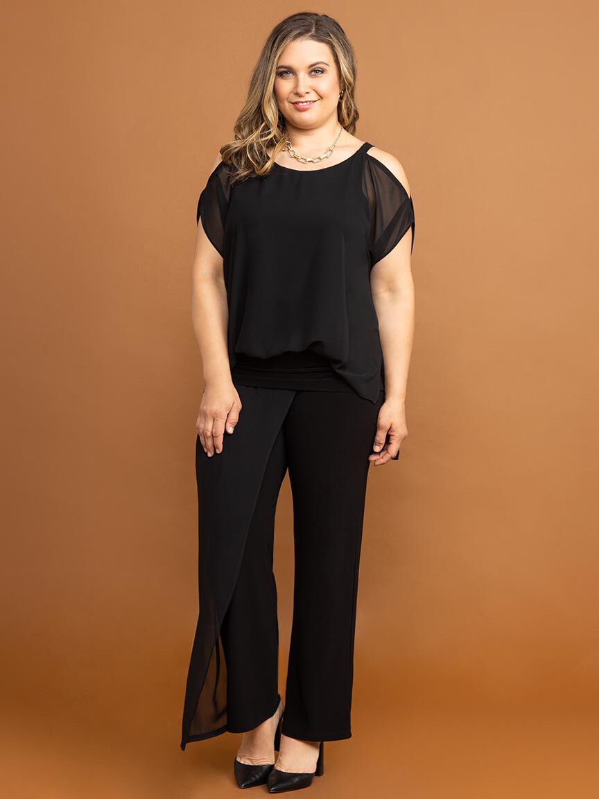 Palazzo Pant with Chiffon