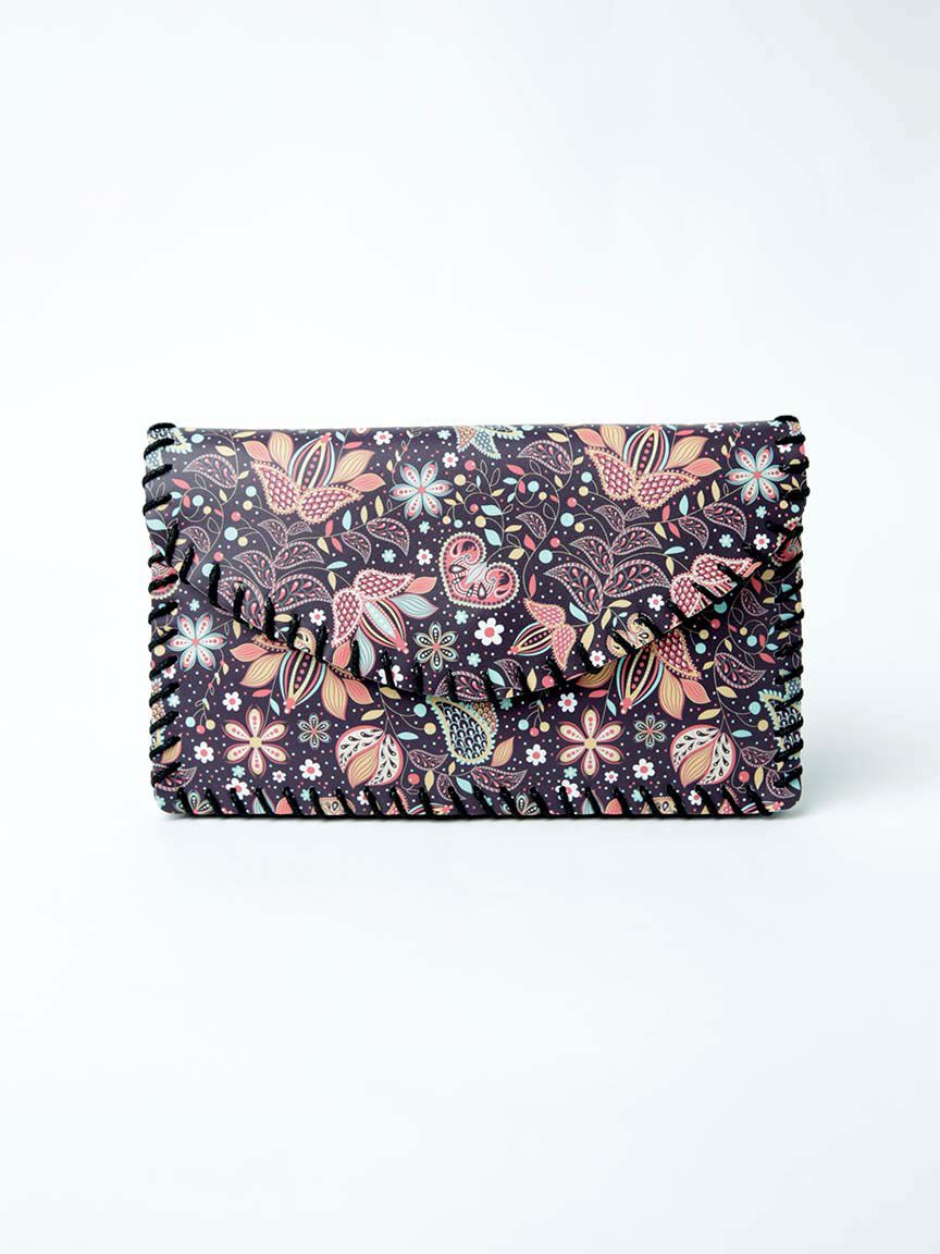 Floral Print Vegan Leather Crossbody Bag Image 2