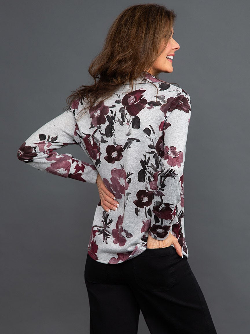 Long Sleeve Cowl Neck Top