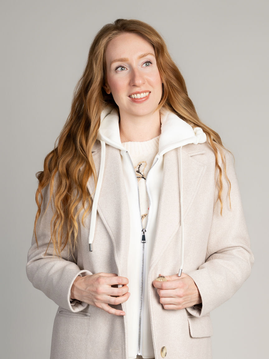 Foolers Trench Coat With Removable Hood