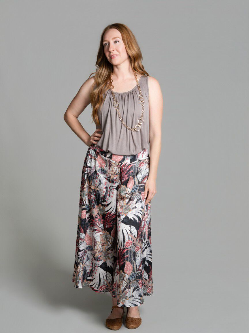Elastic Hem Sleeveless Top Image 4