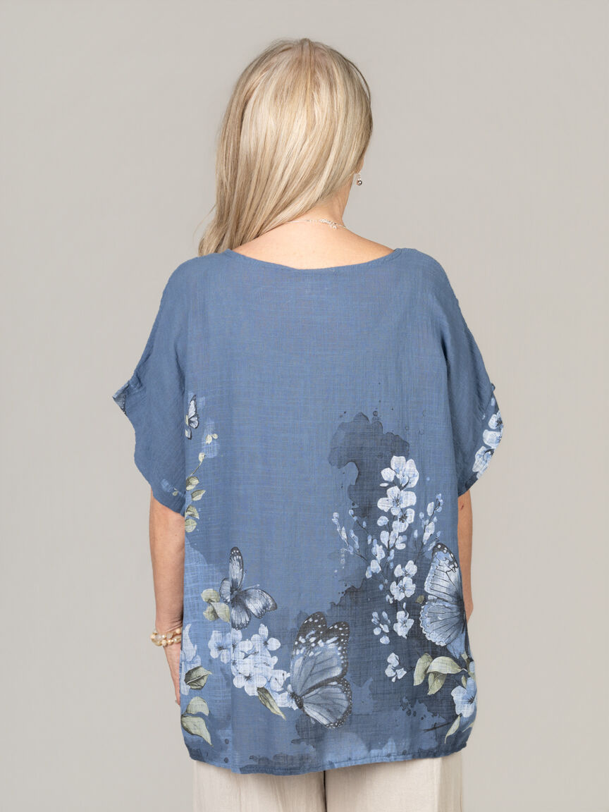 Flowy Short Sleeve Top