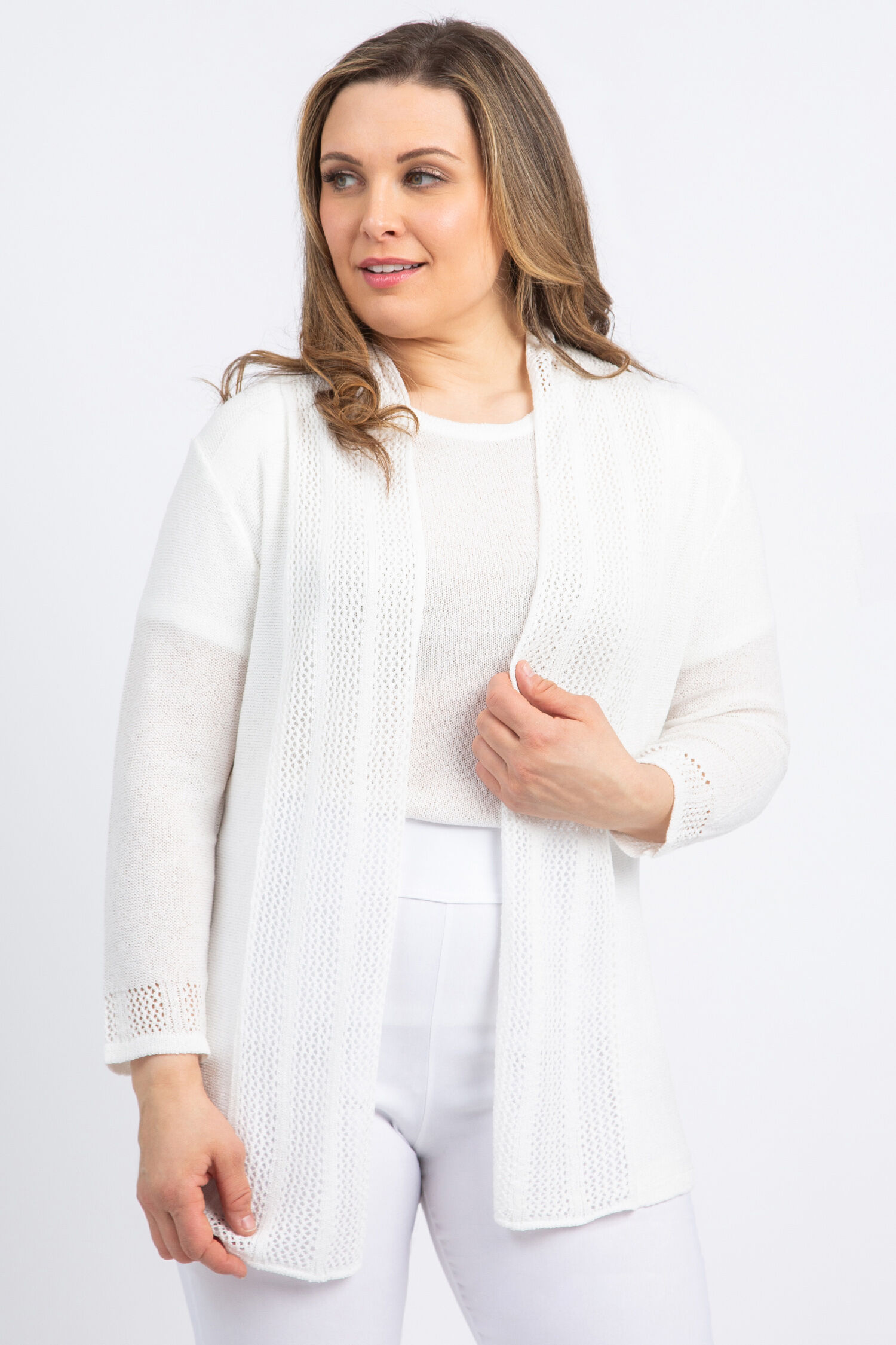 Corset Back Knit Cardigan Image 1