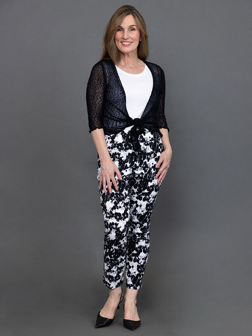 Pull On Ankle Pant Image 1