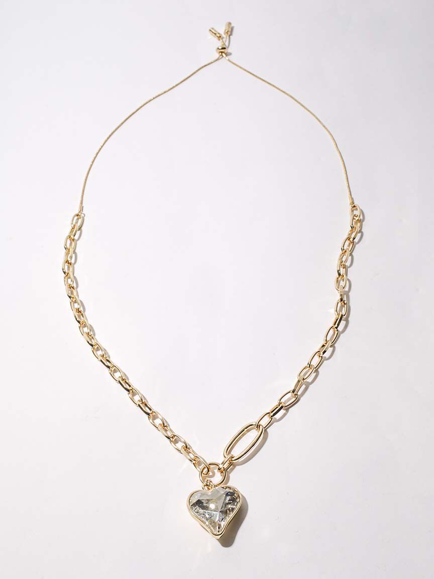 Adjustable Chain with Silver Heart   Image 2