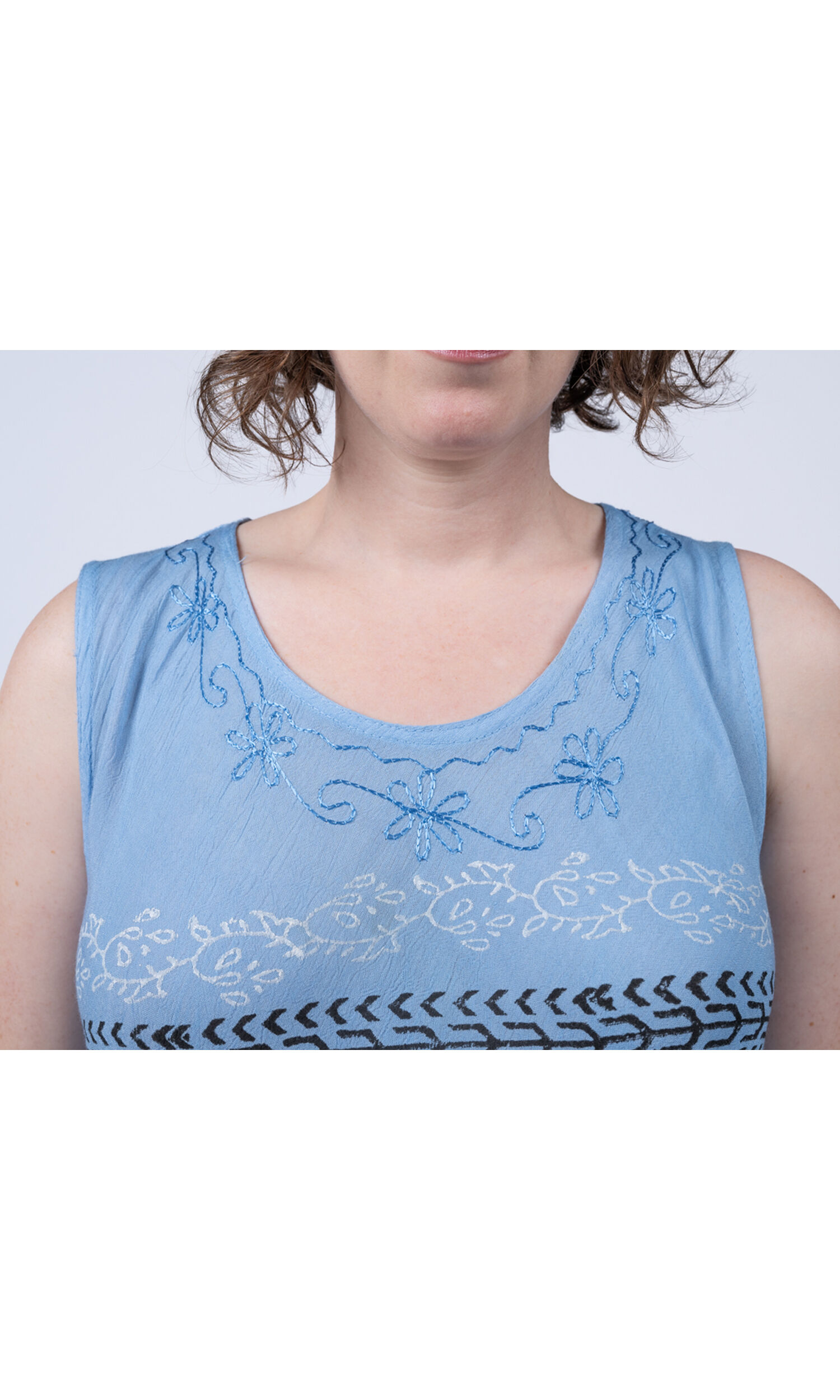 Embroidered Butterfly Umbrella Dress Image 3