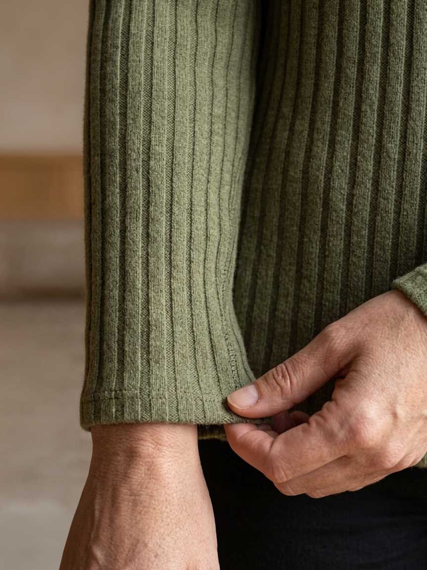 Long Sleeve Ribbed Top