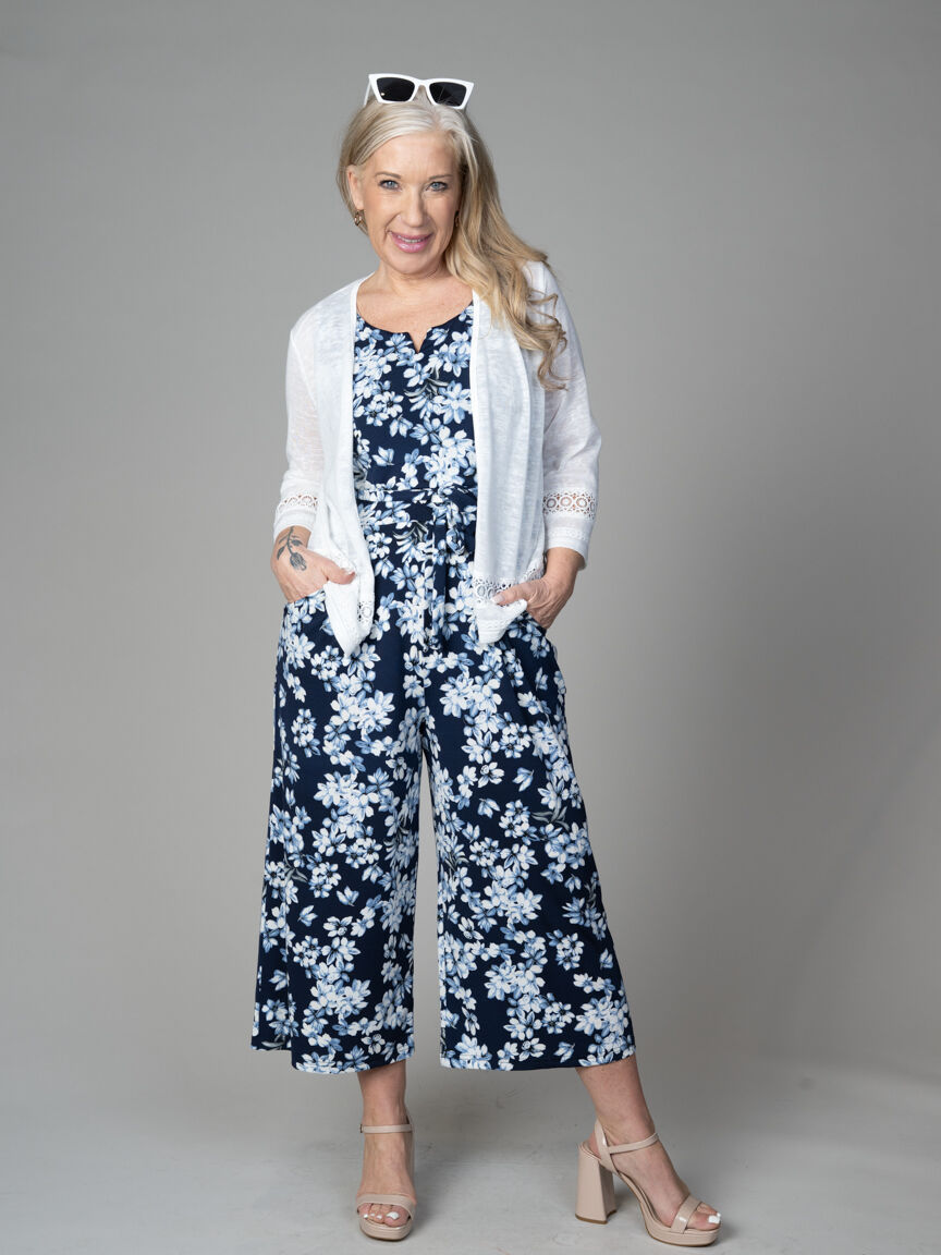 Sleeveless Jumpsuit With Pockets