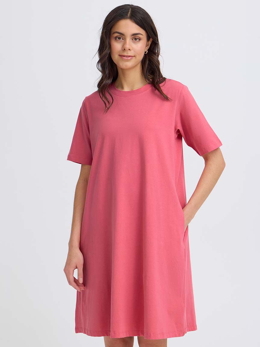Short Sleeve Knee Length Dress