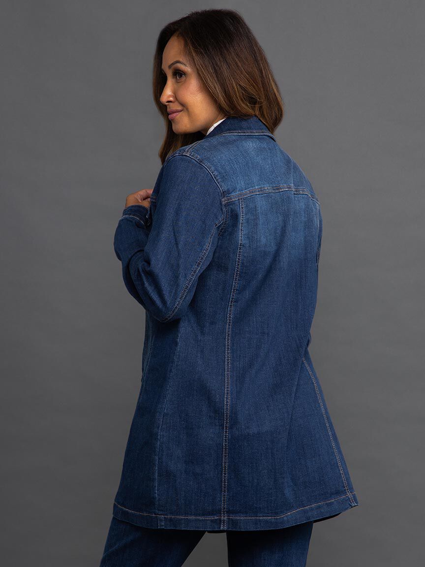 Anna Long Denim Jacket  Image 4