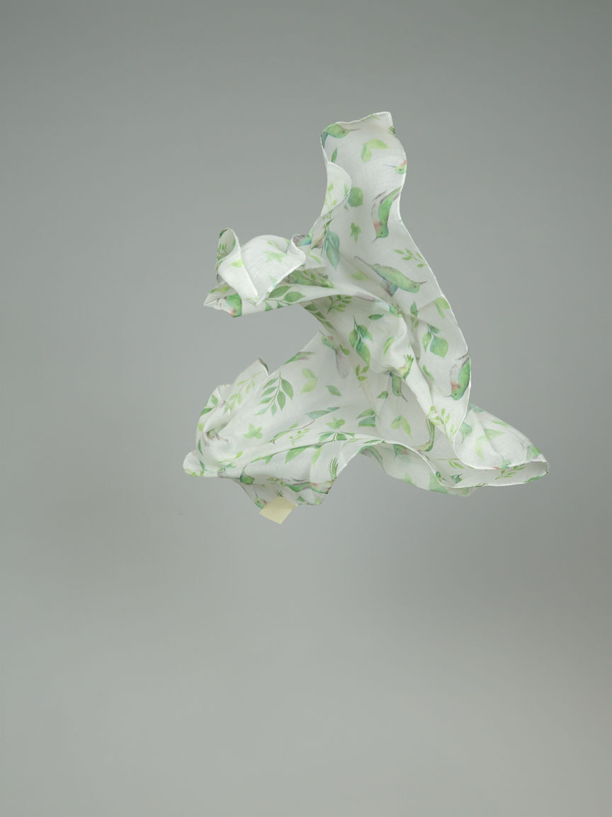 Lightweight Hummingbird Print Scaft Image 2