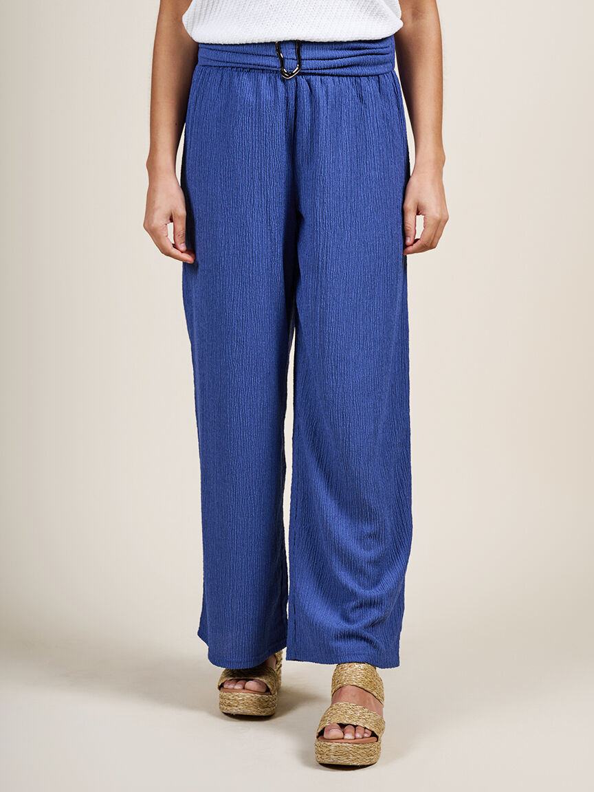 Straight Leg Pant with Front Tie Image 3