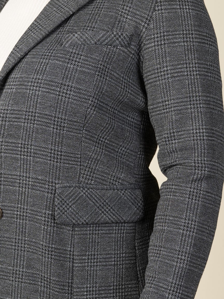 Single Breasted Blazer With Two Buttons