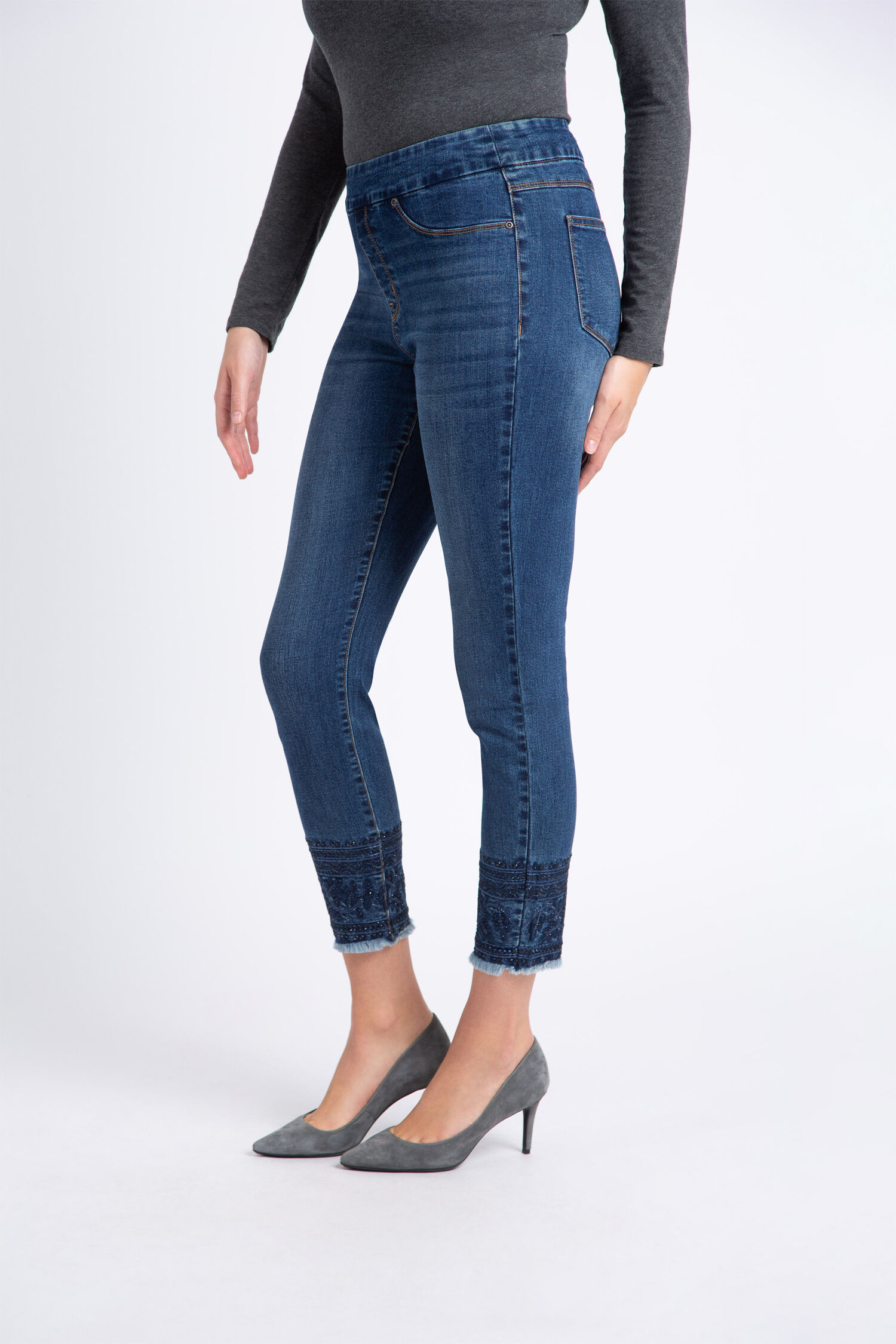 Audrey Pull-On Bling Jegging Image 2