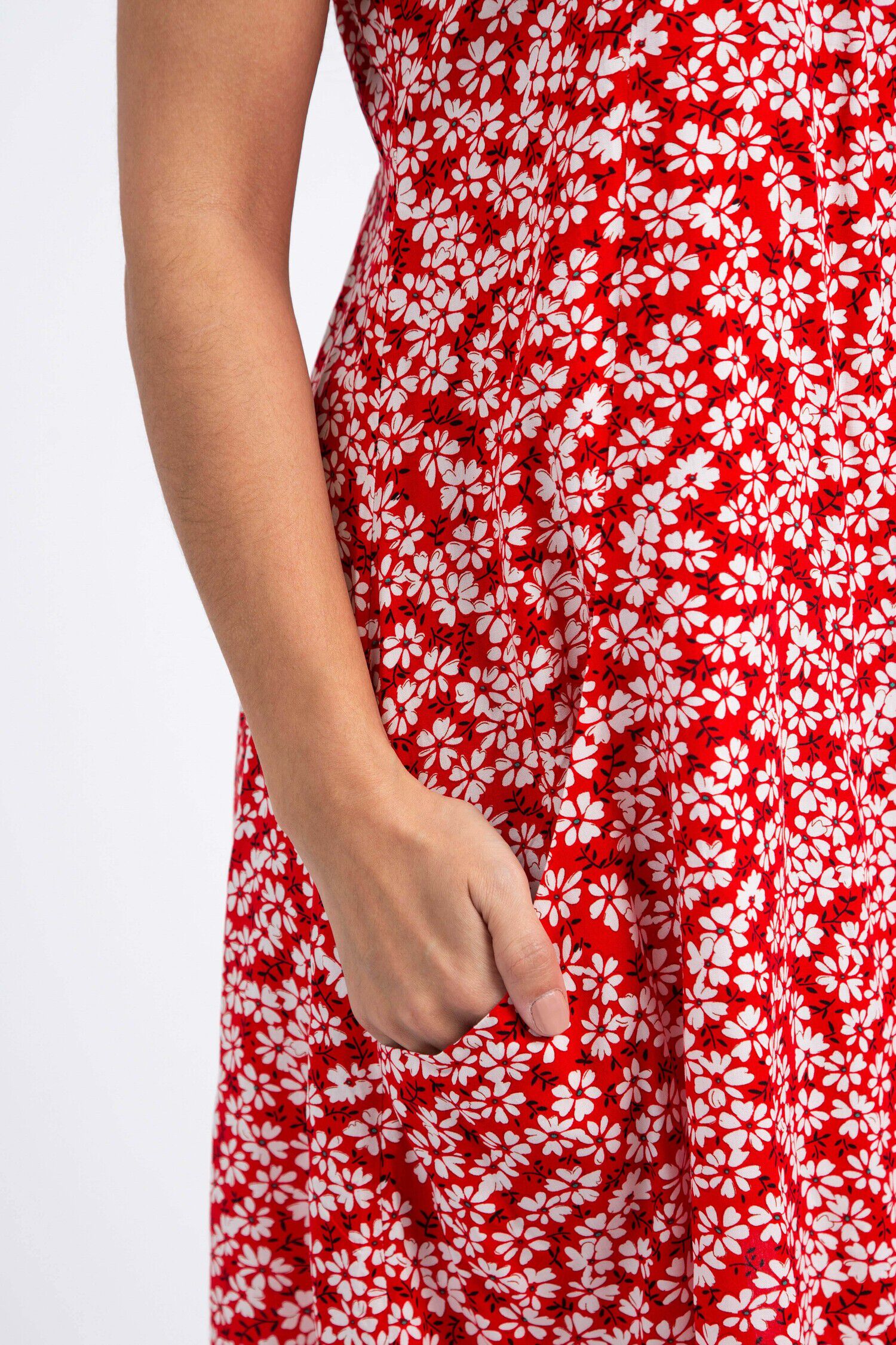 Daisy Print Summer Dress Image 5