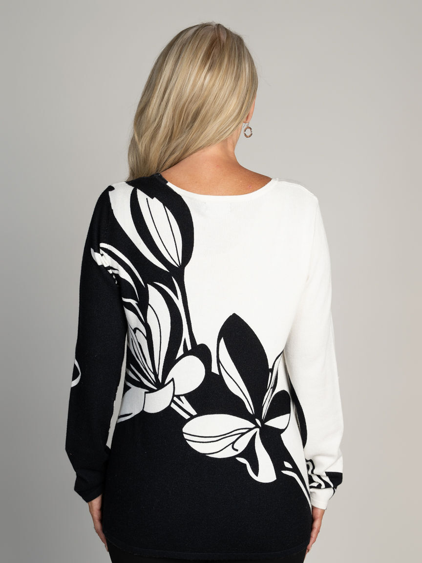 Hotfix Detail Lightweight Sweater Top