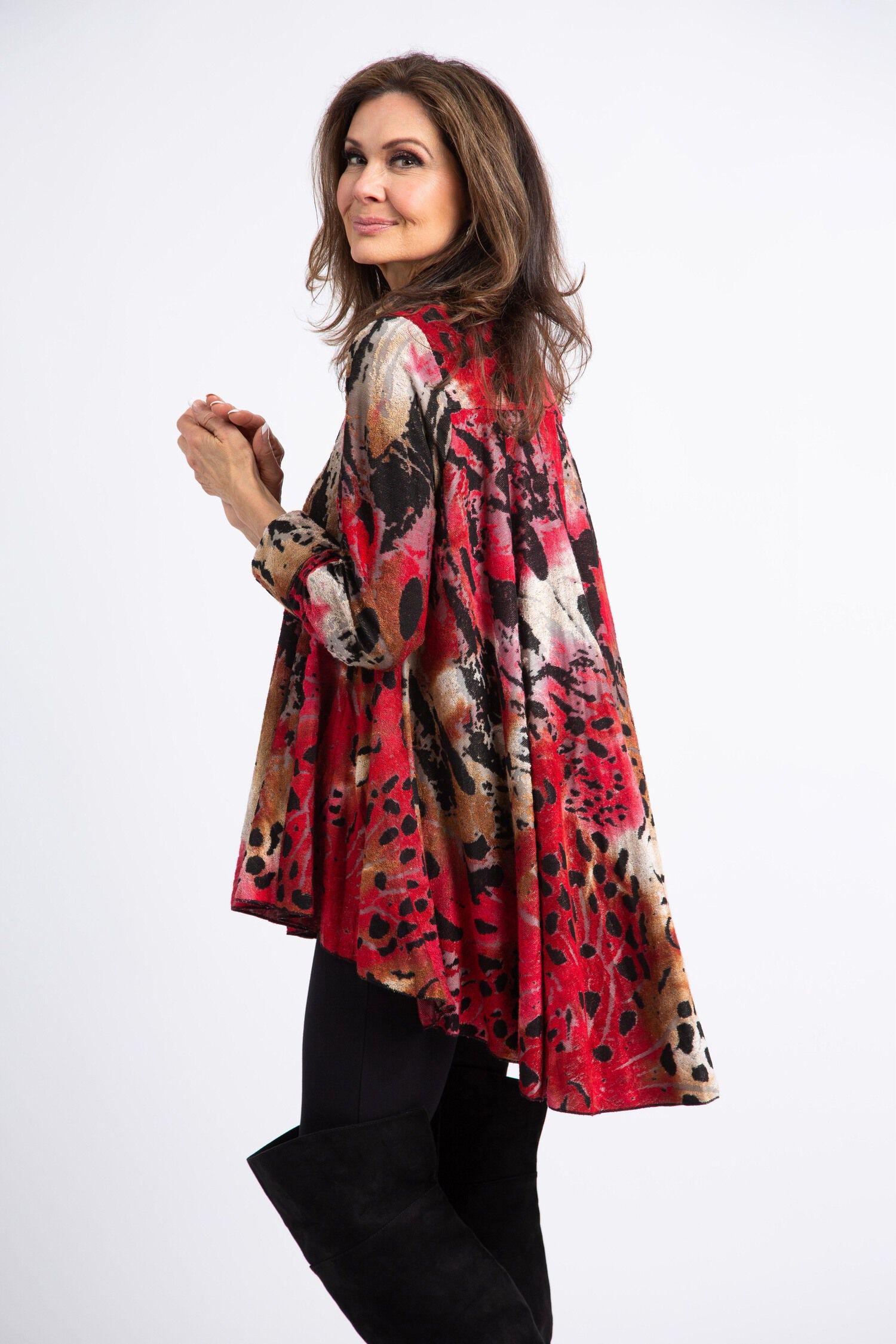 Long Sleeve Striped Turtleneck Sweater  Image 2