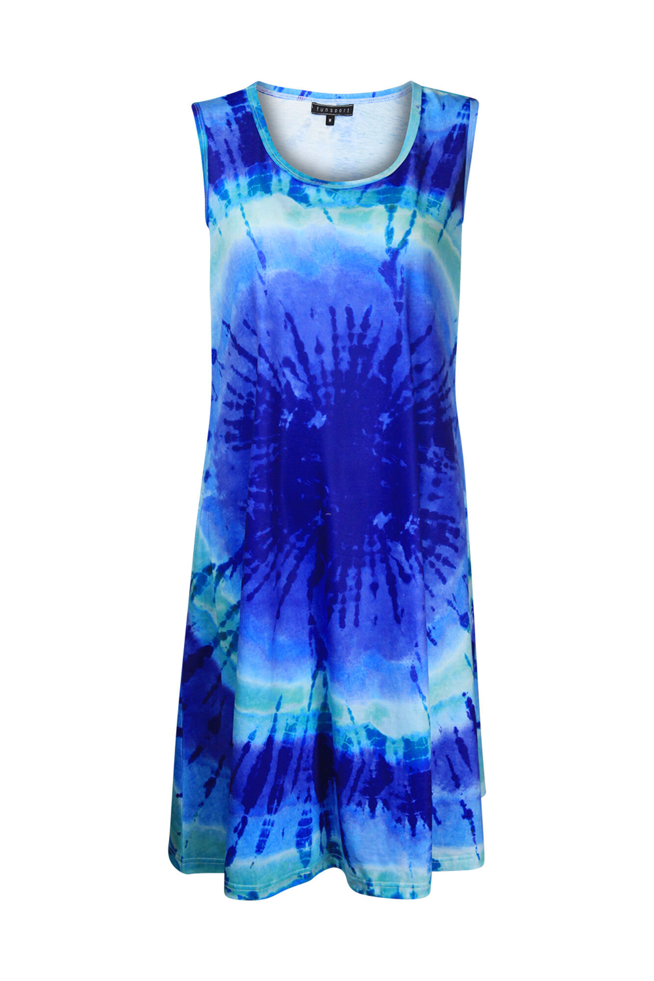 Sleeveless Tie Dye Dress Image 1