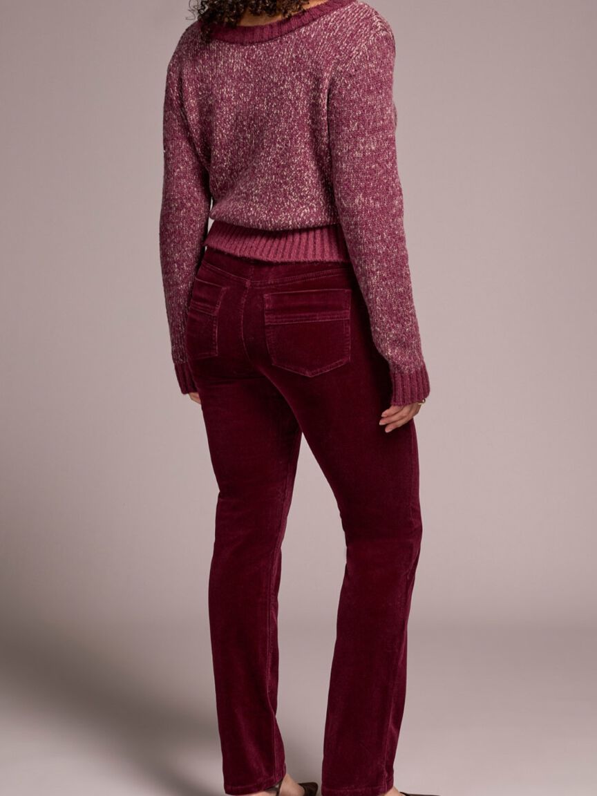 Straight Leg Stretch Cordoroy Pant  Image 4