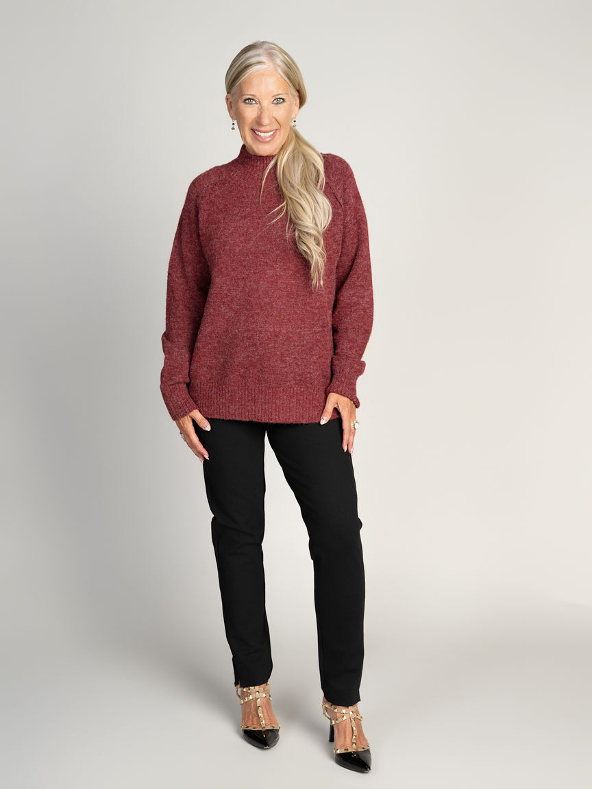 Cozy Mock Neck Sweater