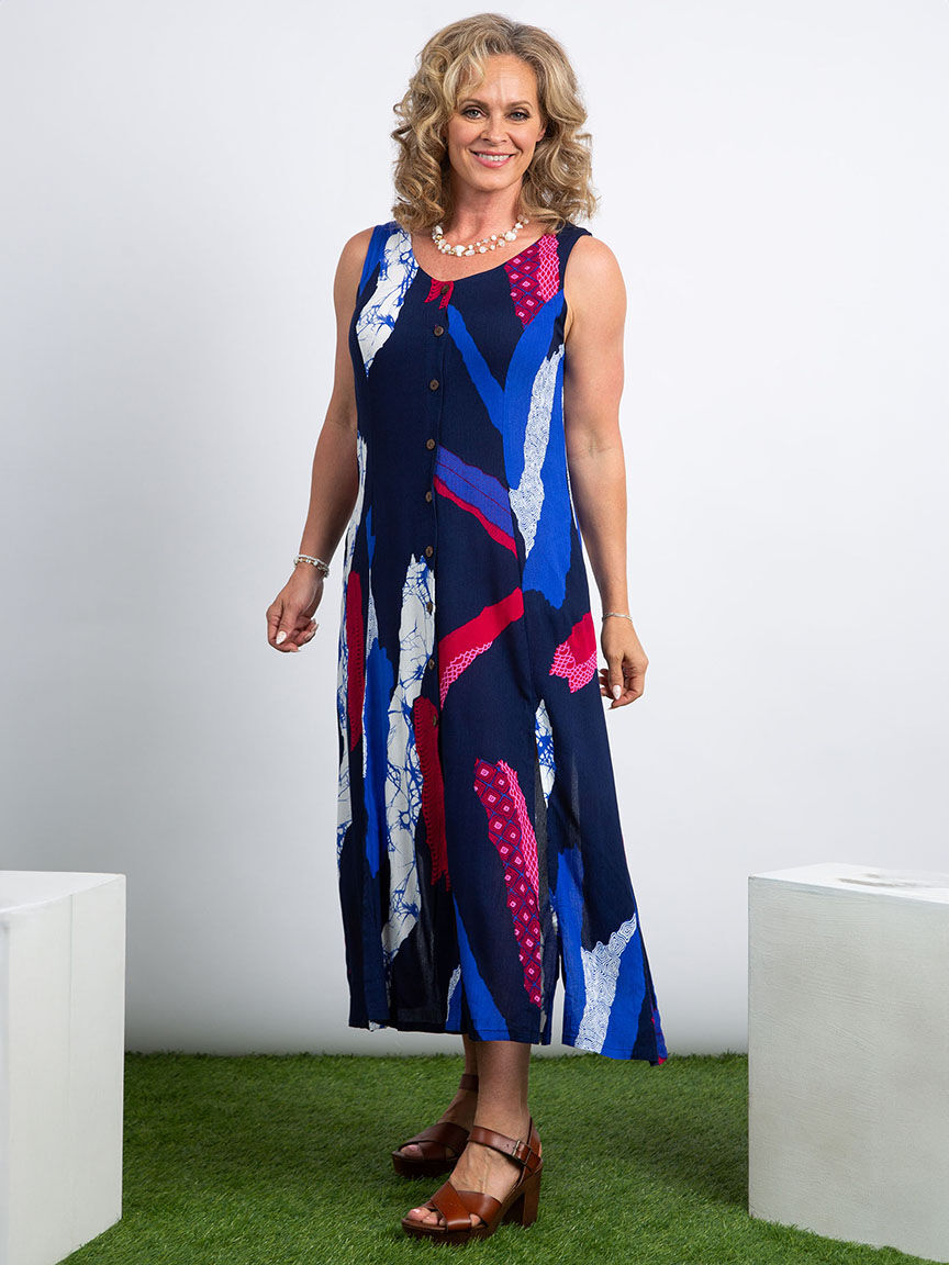 Button-Up Maxi Dress Image 1