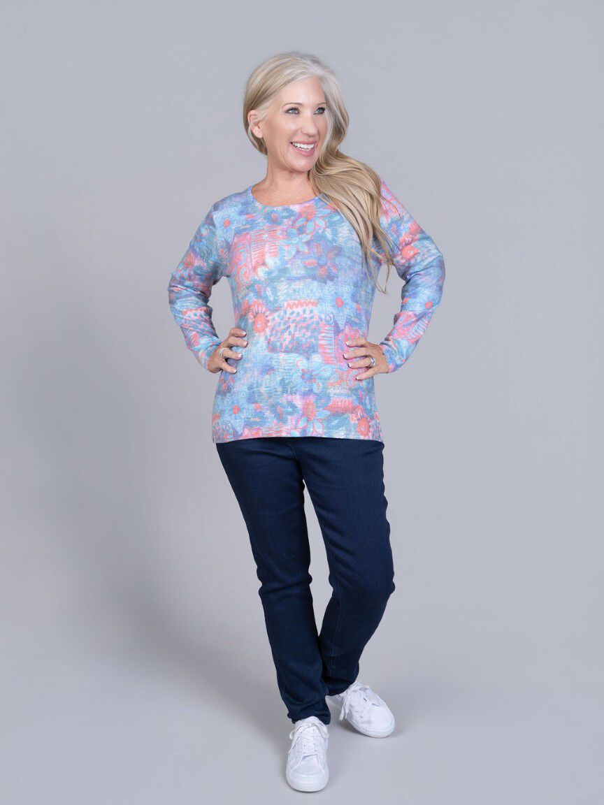 Soft Long Sleeve Sweater Top