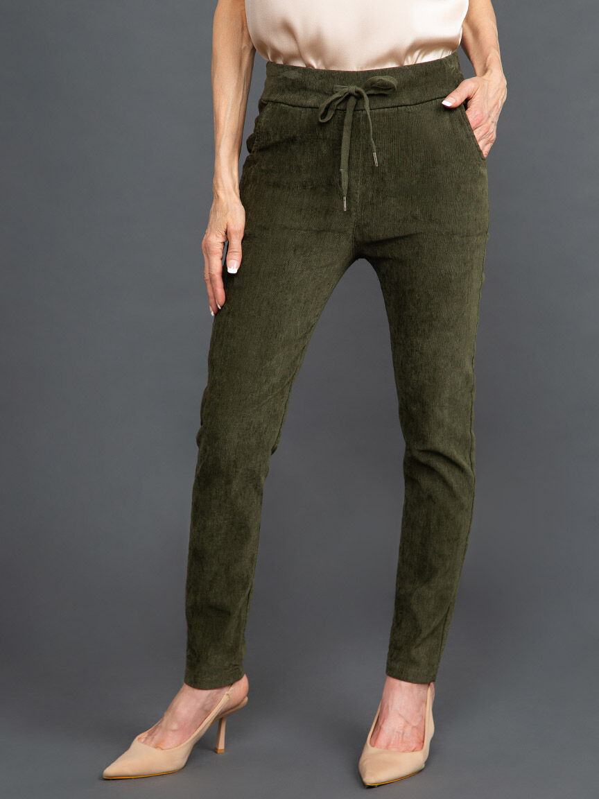 Pull-On Corduroy Tapered Pant Image 2