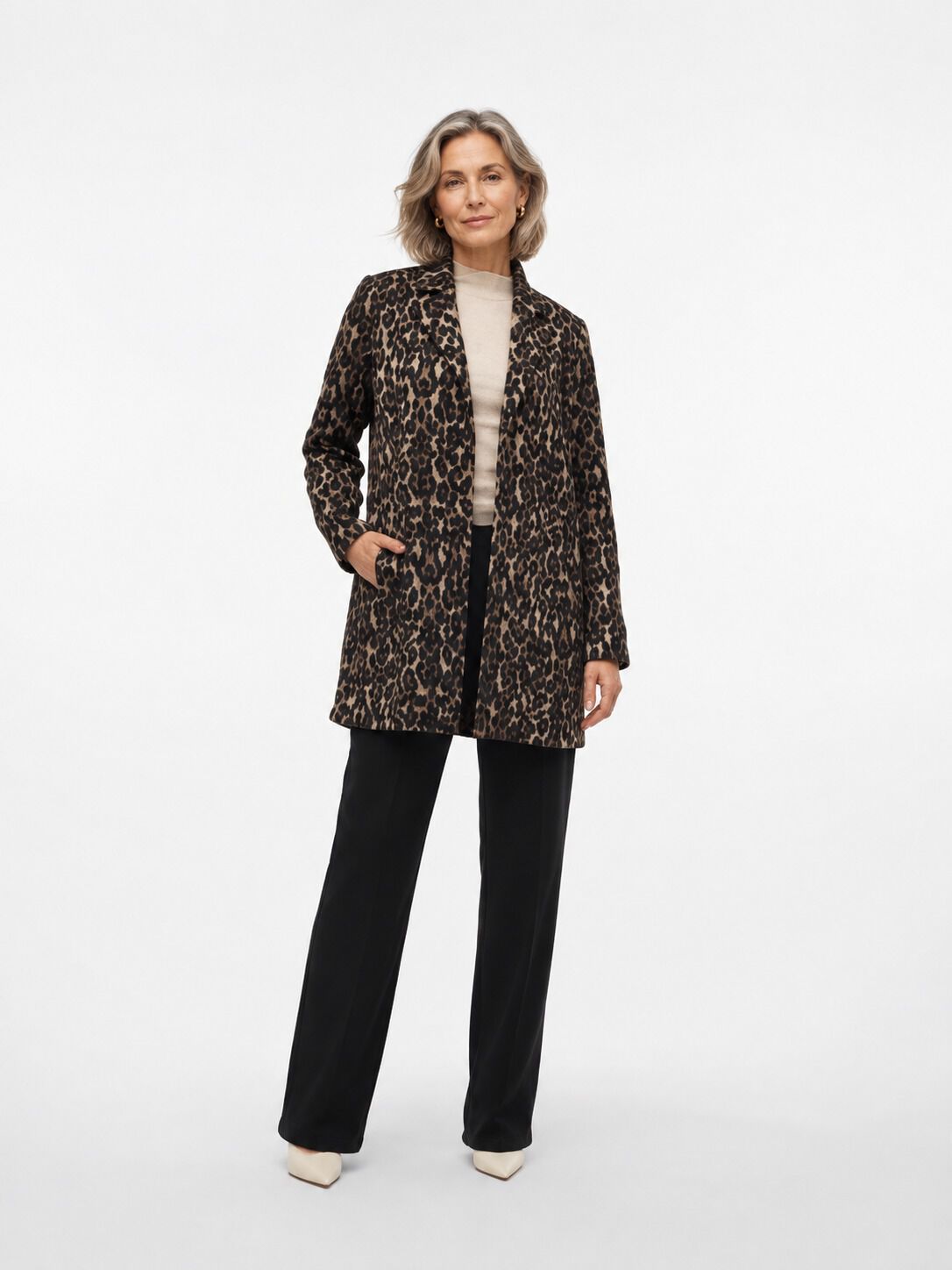 Notch Collar Coat