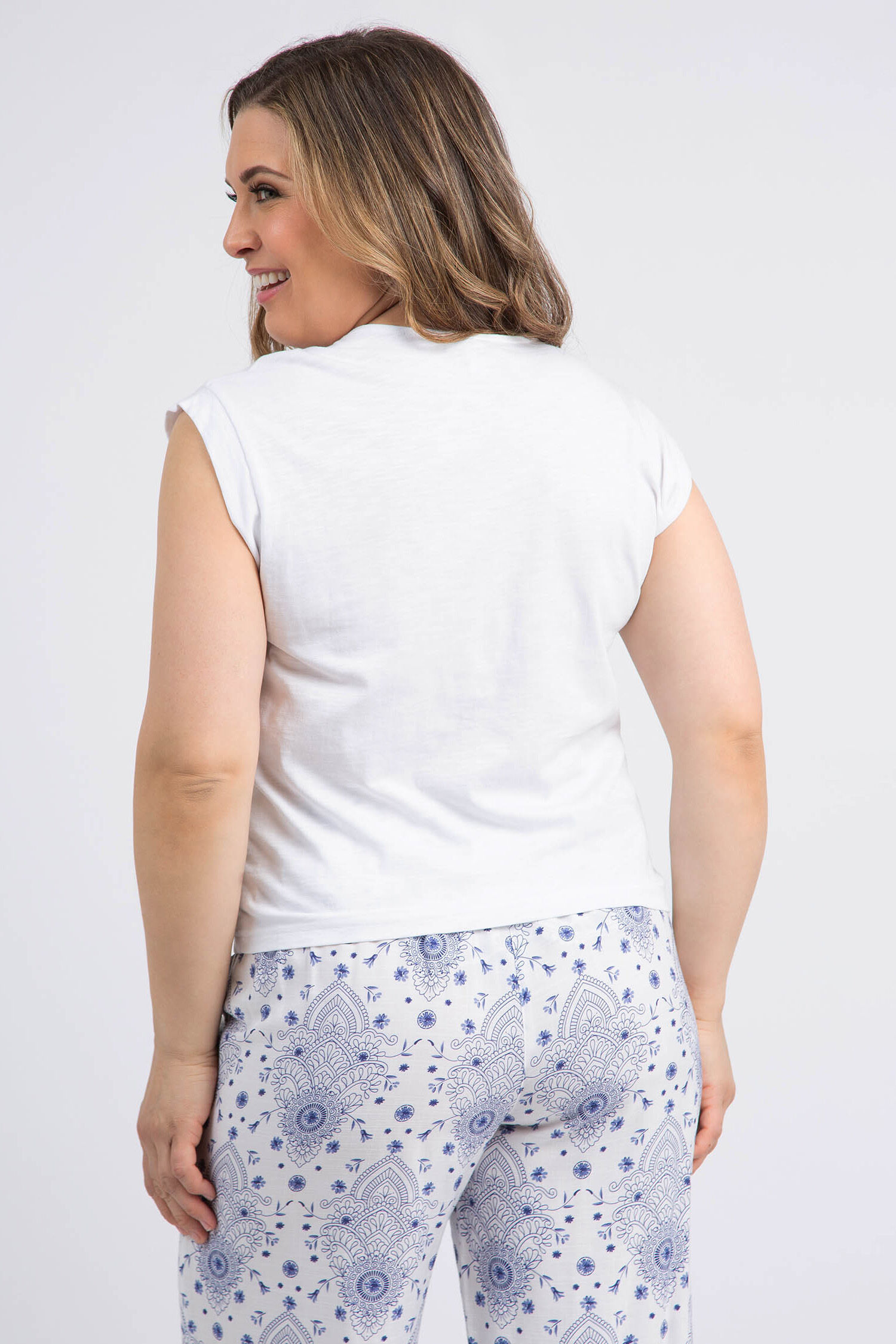 Cap Sleeve Drawstring Top Image 4