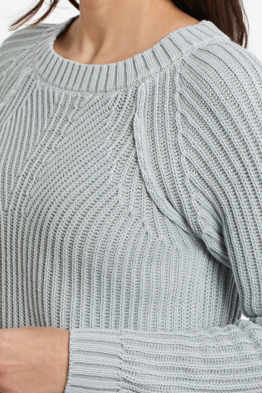 Braided Cotton Sweater Image 3