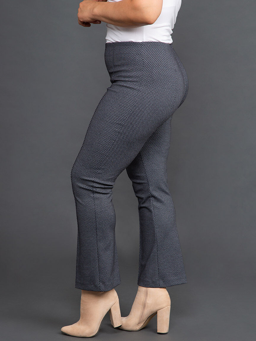 Pull-On Ankle Pant w/ Front Seam